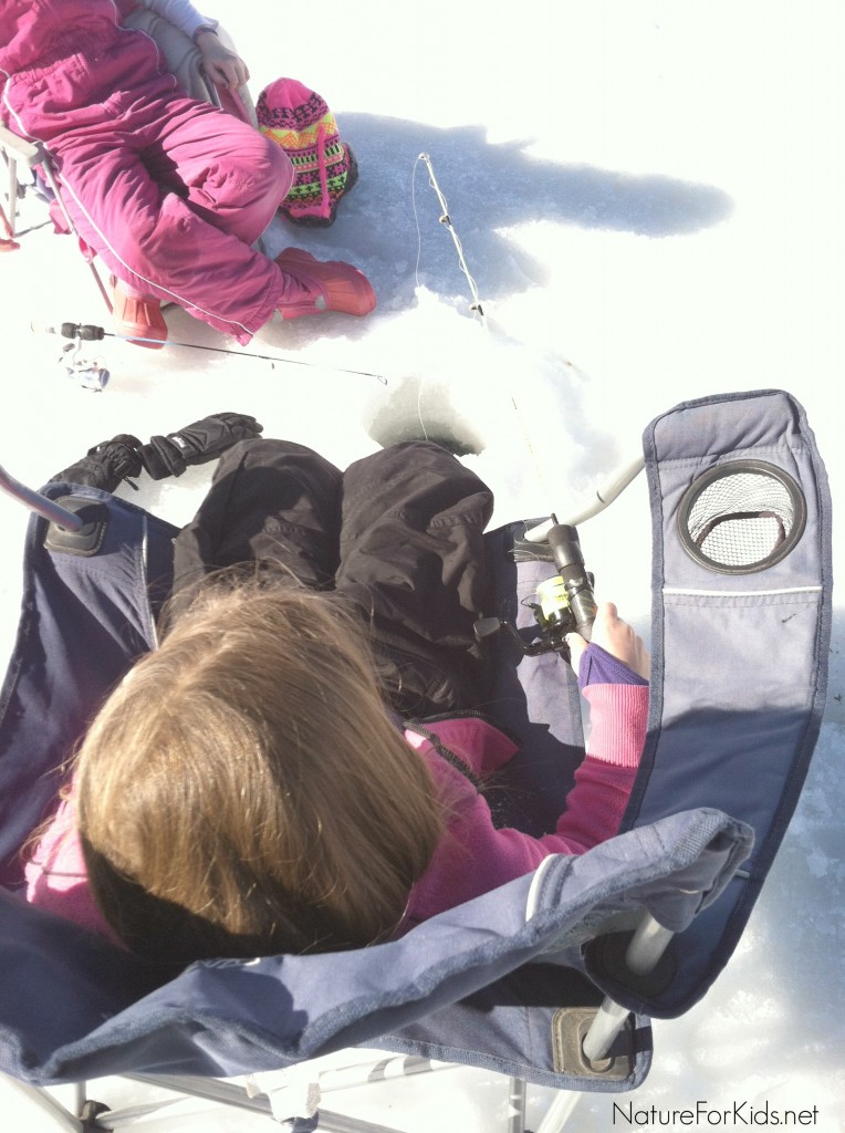 Ice Fishing With Kids in utah