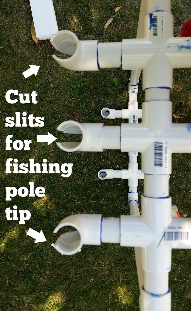 DIY fishing pole holder 4