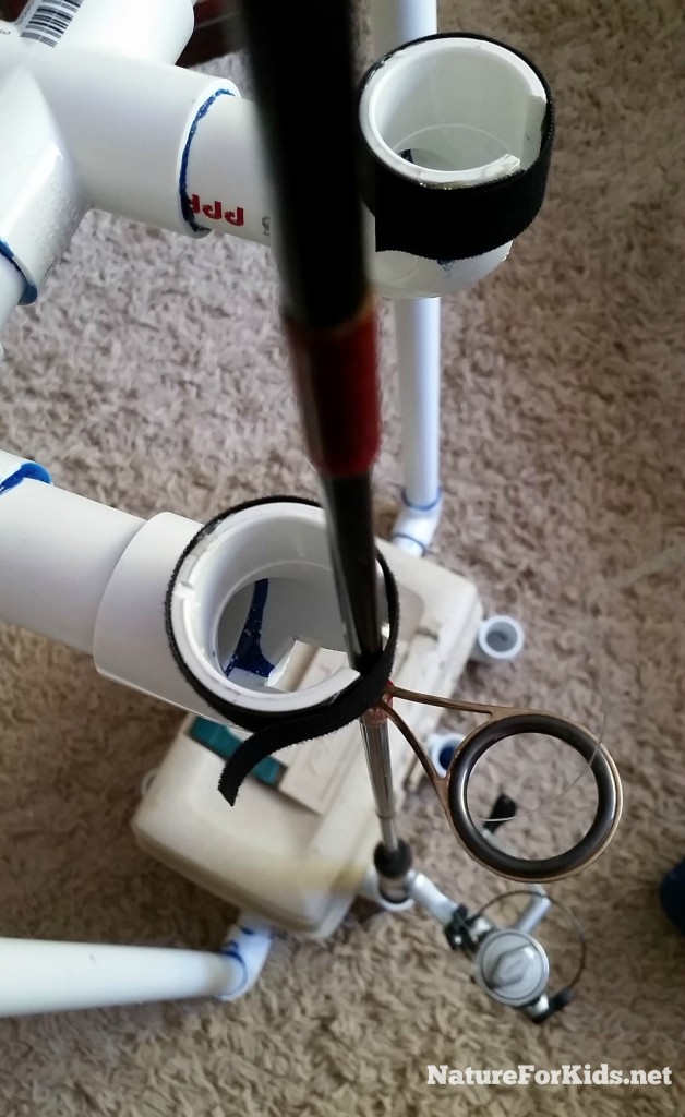 DIY fishing pole holder 6